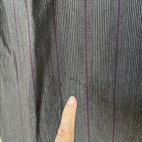 Burning torch brown burgundy striped trousers - Picture 4 of 10